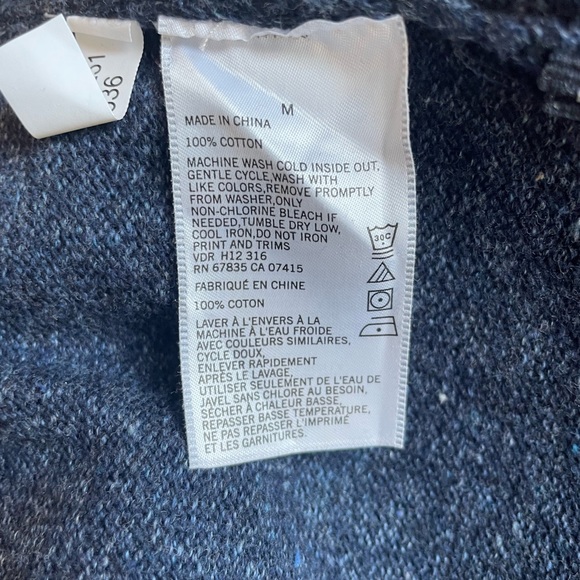 Blue Nautica V-Neck Sweater - Medium - Picture 5 of 5